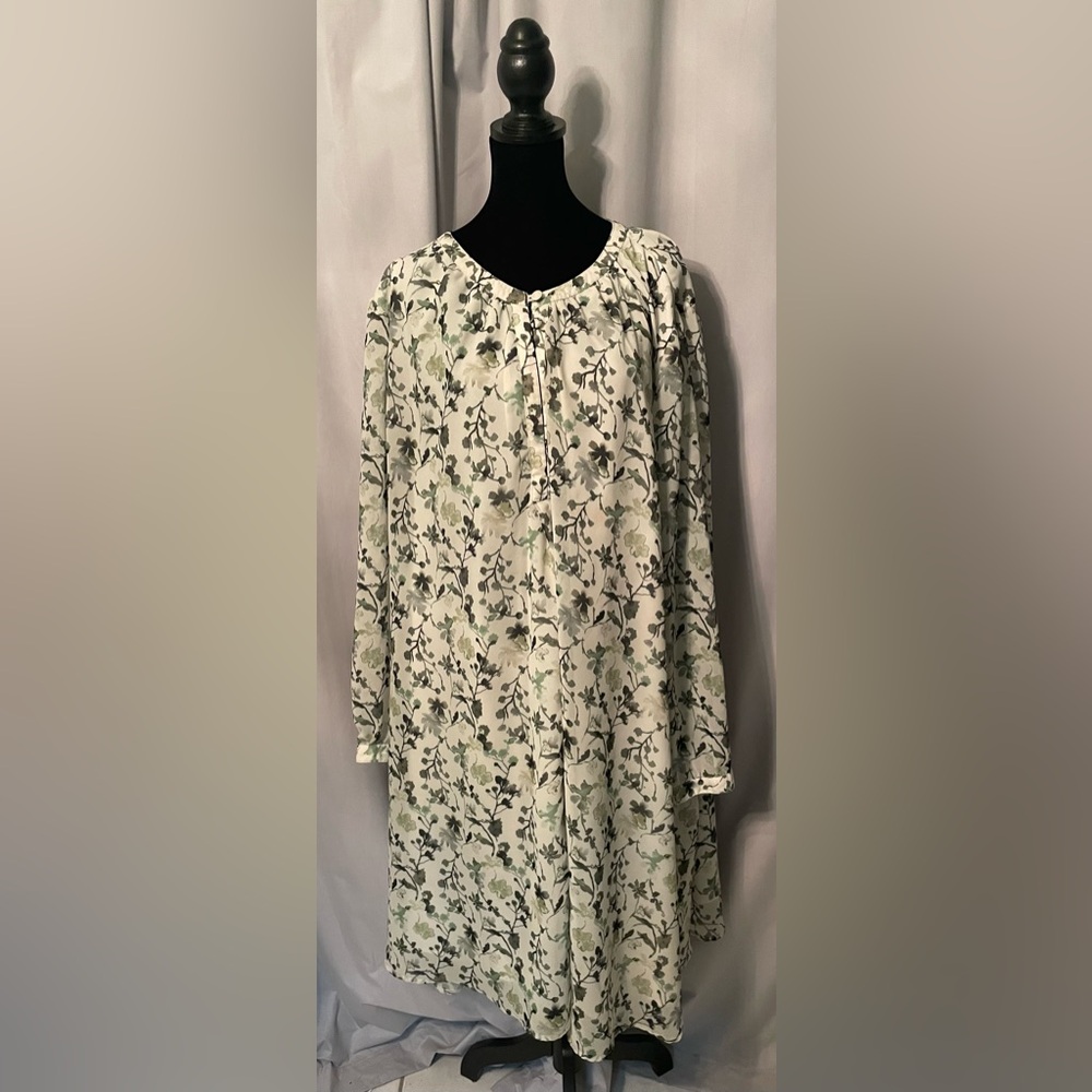 Floral Button-Up Dress